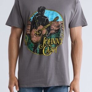 Merch Traffic Gray Johnny Cash Graphic Tee